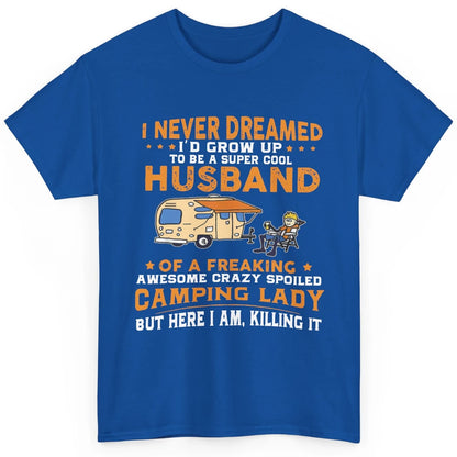 Cool Husband of An Awesome Camping Lady Happy Campers Classic Unisex T-Shirt