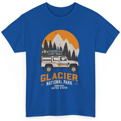 Vintage Glacier National Park Montana Road Trip Camping Classic Unisex T-Shirt