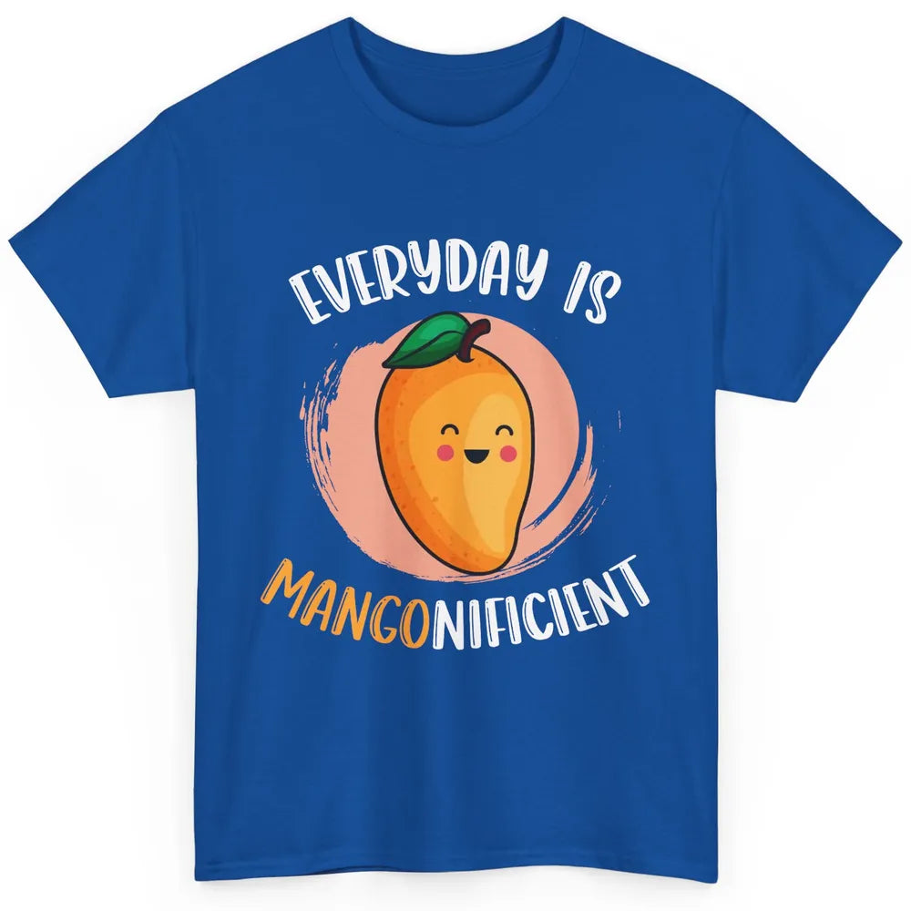 Every Day Is Mangonificient Funny Mango Fruit Mango Lovers Classic Unisex T-Shirt