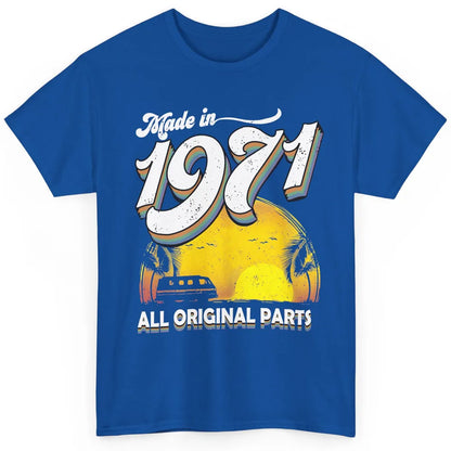 Vintage Born in 1971 All Original Parts 50th Birthday Gift Classic Unisex T-Shirt