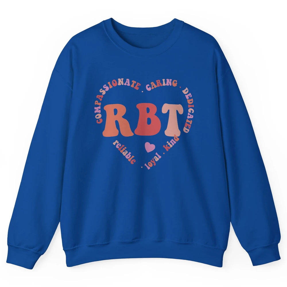 ABA Therapist Valentines Day Applied Behavior Analysis Heart Unisex Crewneck Sweatshirt