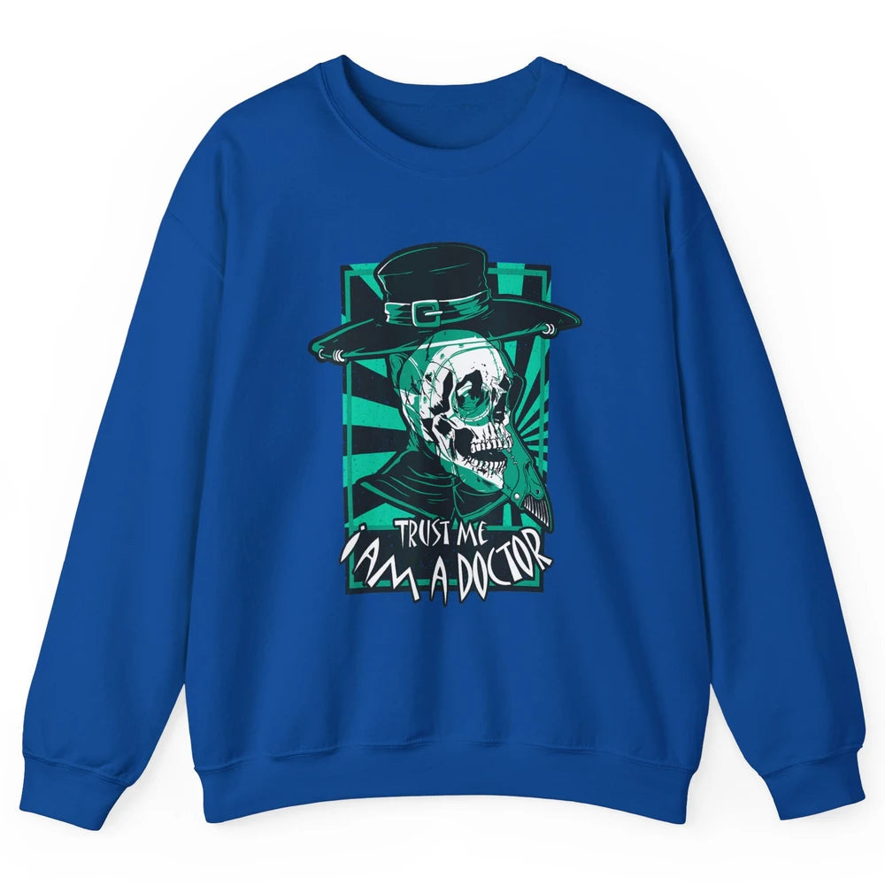 World Death Doctor Medieval Plague Halloween Spooky Season Unisex Crewneck Sweatshirt