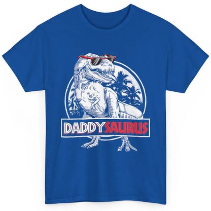 Daddysaurus Dinosaur Dad Dinosaur Family Father's Day Gift Classic Unisex T-Shirt