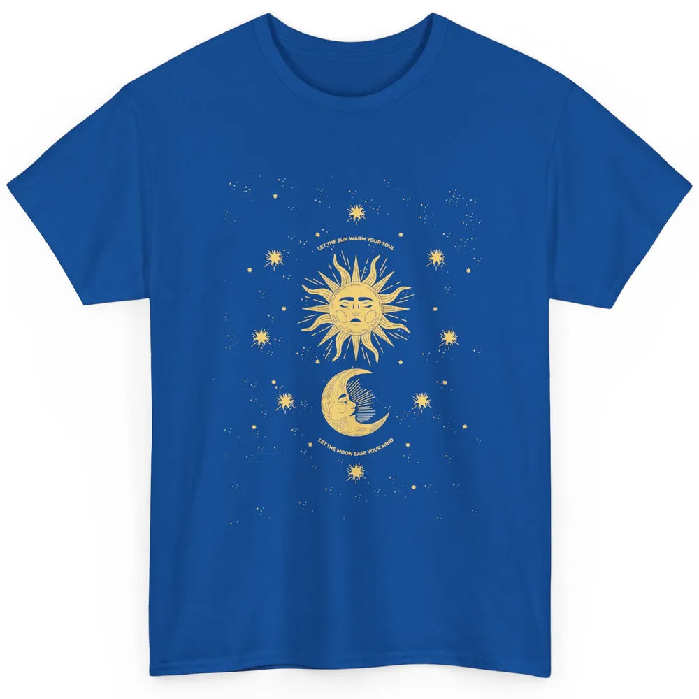 Celestial Mystical Sun Moon Gothic Boho Bohemian Astrology Classic Unisex T-Shirt