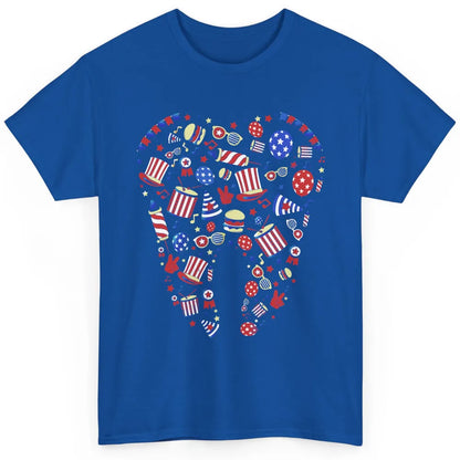 US Flag All American Dental Squad July 4th Patriotic Dentist Classic Unisex T-Shirt