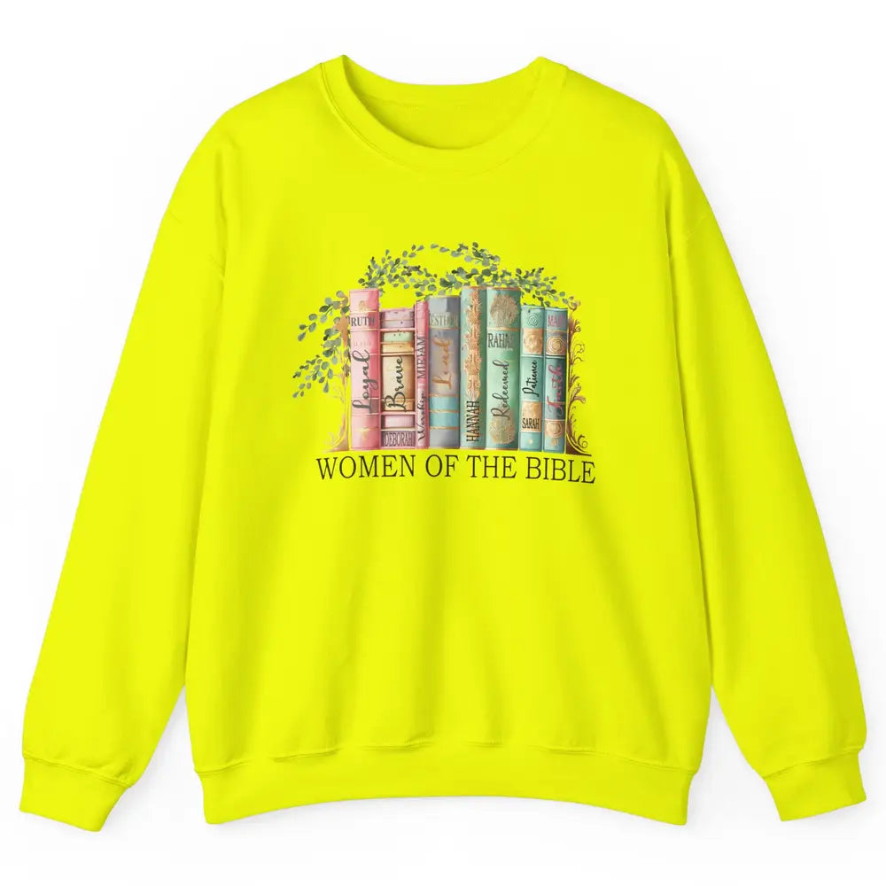 Wildflower Christian Women Of The Bible Religious Book Lover Unisex Crewneck Sweatshirt