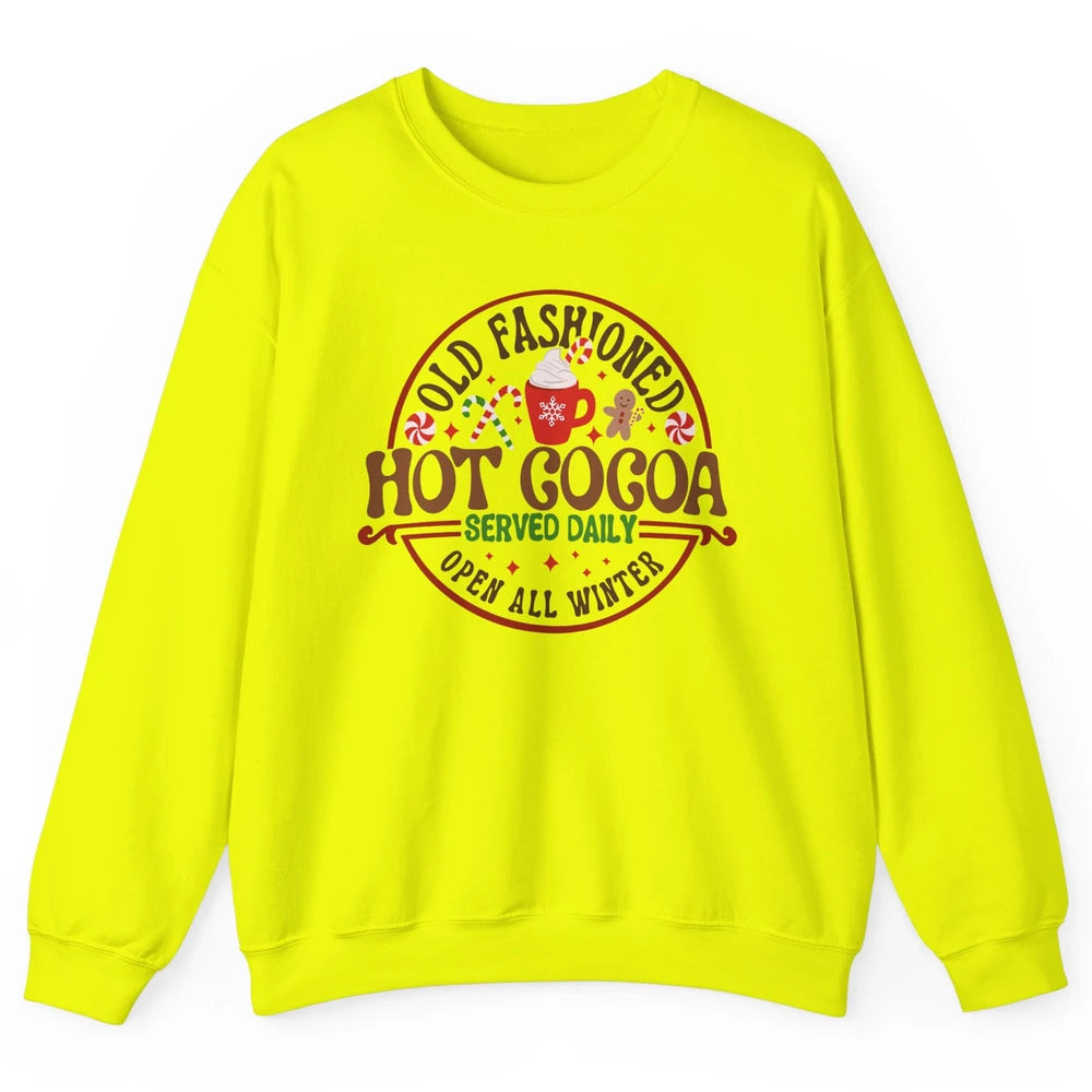 Christmas Gingerbread Hot Cocoa Hot Chocolate Christmas Unisex Crewneck Sweatshirt