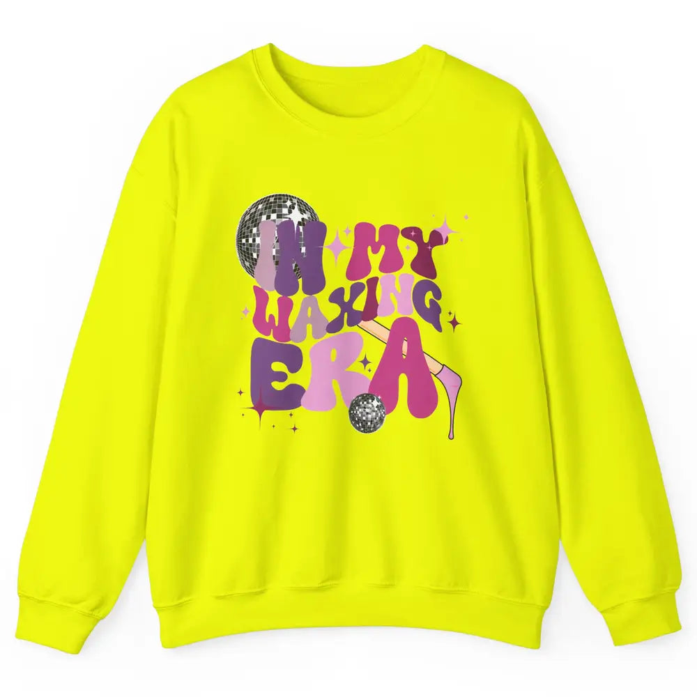 Wax Specialist Esthetician In My Waxing Era Western Waxer Unisex Crewneck Sweatshirt