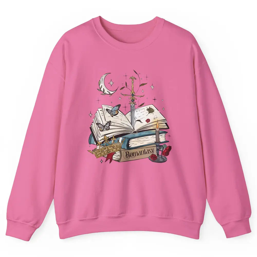 Bookish Romance Reader Librarian Literature Gothic Bookworm Unisex Crewneck Sweatshirt