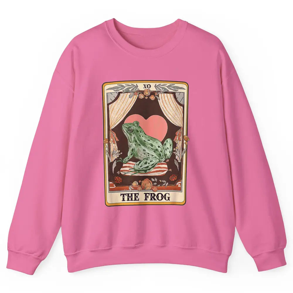 The Ginger Tarot Card Ginger Tabby Cat Ginger Cat Halloween Unisex Crewneck Sweatshirt