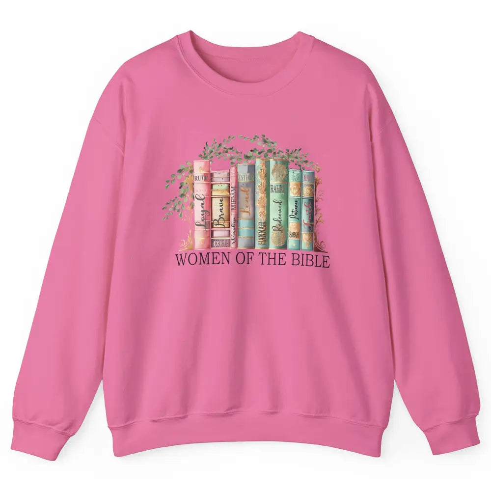 Wildflower Christian Women Of The Bible Religious Book Lover Unisex Crewneck Sweatshirt