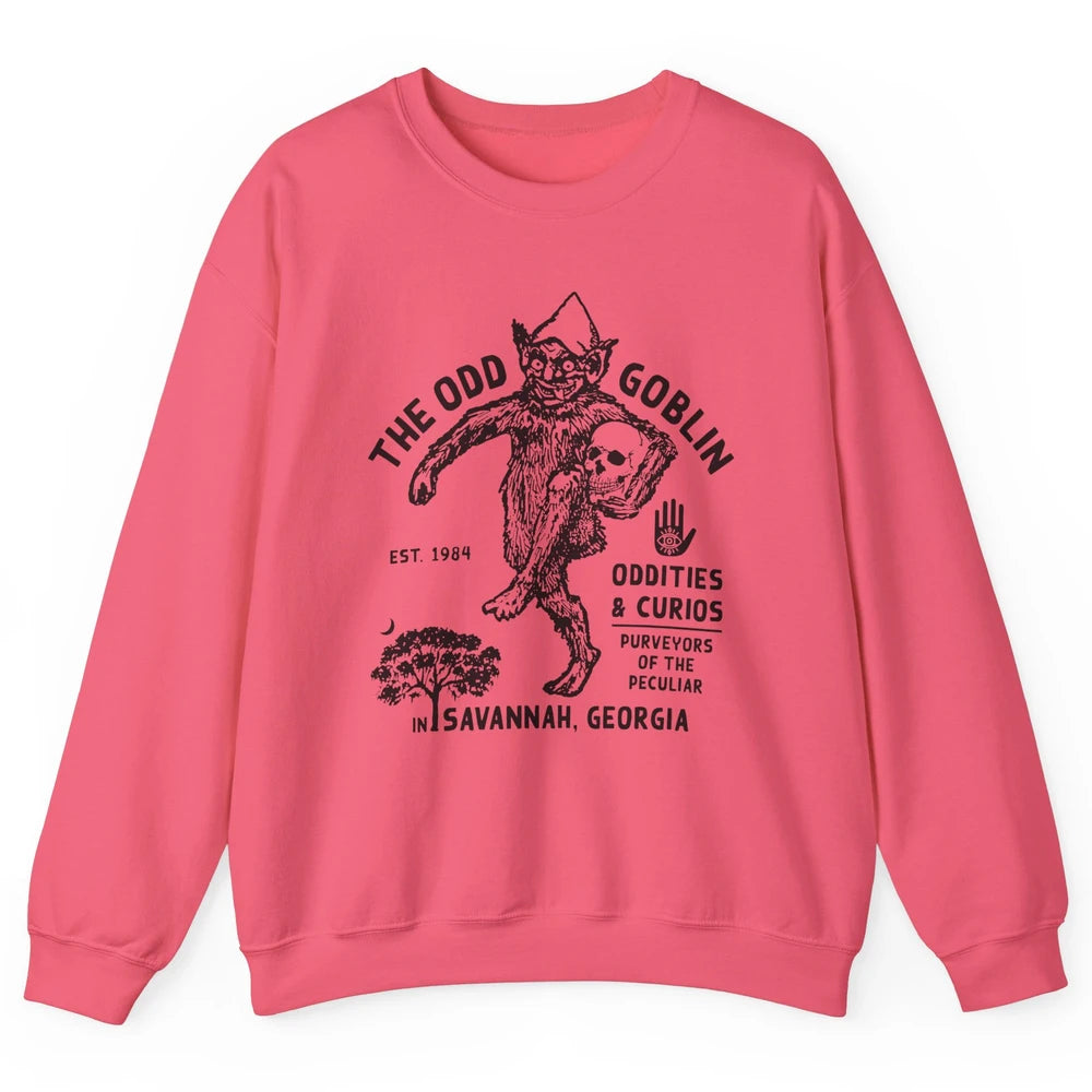 Vintage The Odd Goblin Est 1984 Oddities Savannah Georgia Unisex Crewneck Sweatshirt