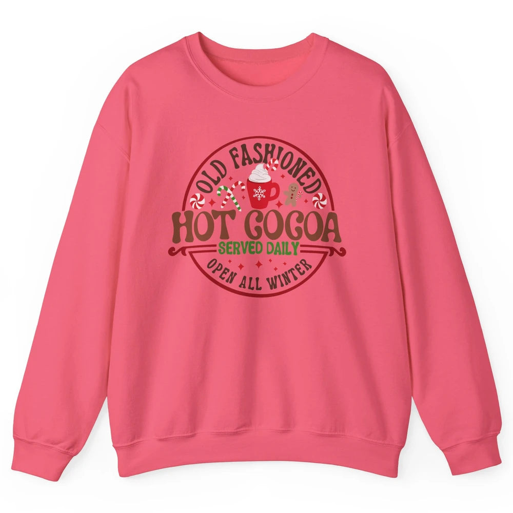 Christmas Gingerbread Hot Cocoa Hot Chocolate Christmas Unisex Crewneck Sweatshirt