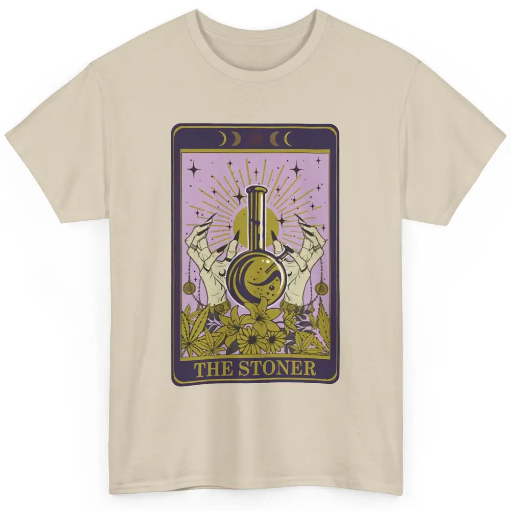 Vintage Witch The Stoner Tarot Card Weed Cannabis Marijuana Classic Unisex T-Shirt