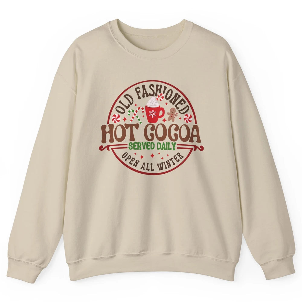 Christmas Gingerbread Hot Cocoa Hot Chocolate Christmas Unisex Crewneck Sweatshirt