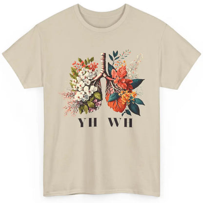 Floral Lungs Christian YHWH His Name Is Sound Of Our Breath Classic Unisex T-Shirt