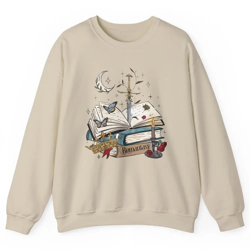 Bookish Romance Reader Librarian Literature Gothic Bookworm Unisex Crewneck Sweatshirt