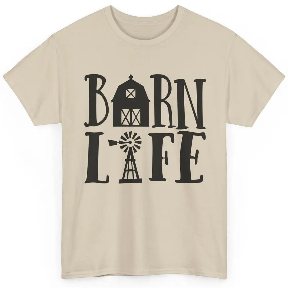 Farmhouse Barn Life Small Town Farm Animals Western Country Classic Unisex T-Shirt