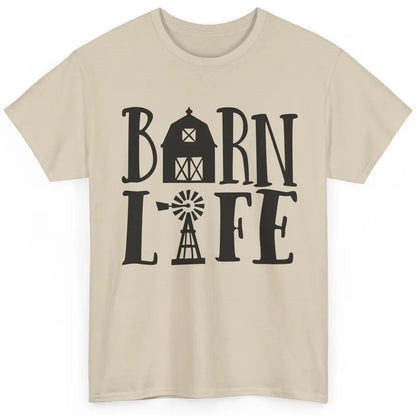 Farmhouse Barn Life Small Town Farm Animals Western Country Classic Unisex T-Shirt