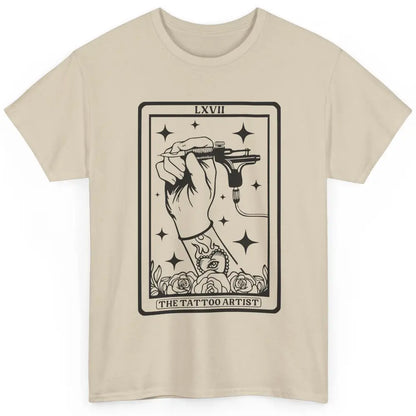 Tattoo Artist Tarot Card Beautician Tattoo Machine Halloween Classic Unisex T-Shirt