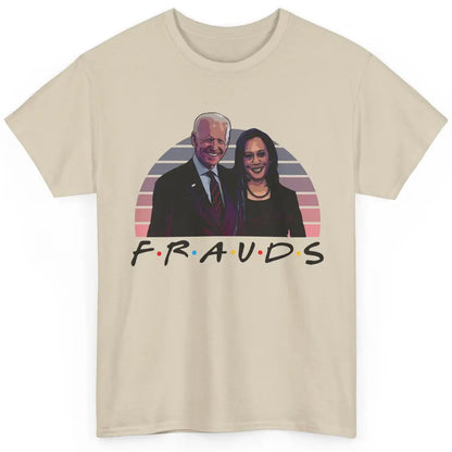 Vintage Joe Biden Frauds Anti Biden Liberals Kamala Harris Classic Unisex T-Shirt