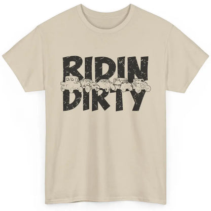 Retro UTV SXS Rider Riding Dirty ATV Offroad Riding SXS Life Classic Unisex T-Shirt