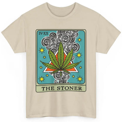 Vintage Weed The Stoner Tarot Card Weed Cannabis Marijuana Classic Unisex T-Shirt