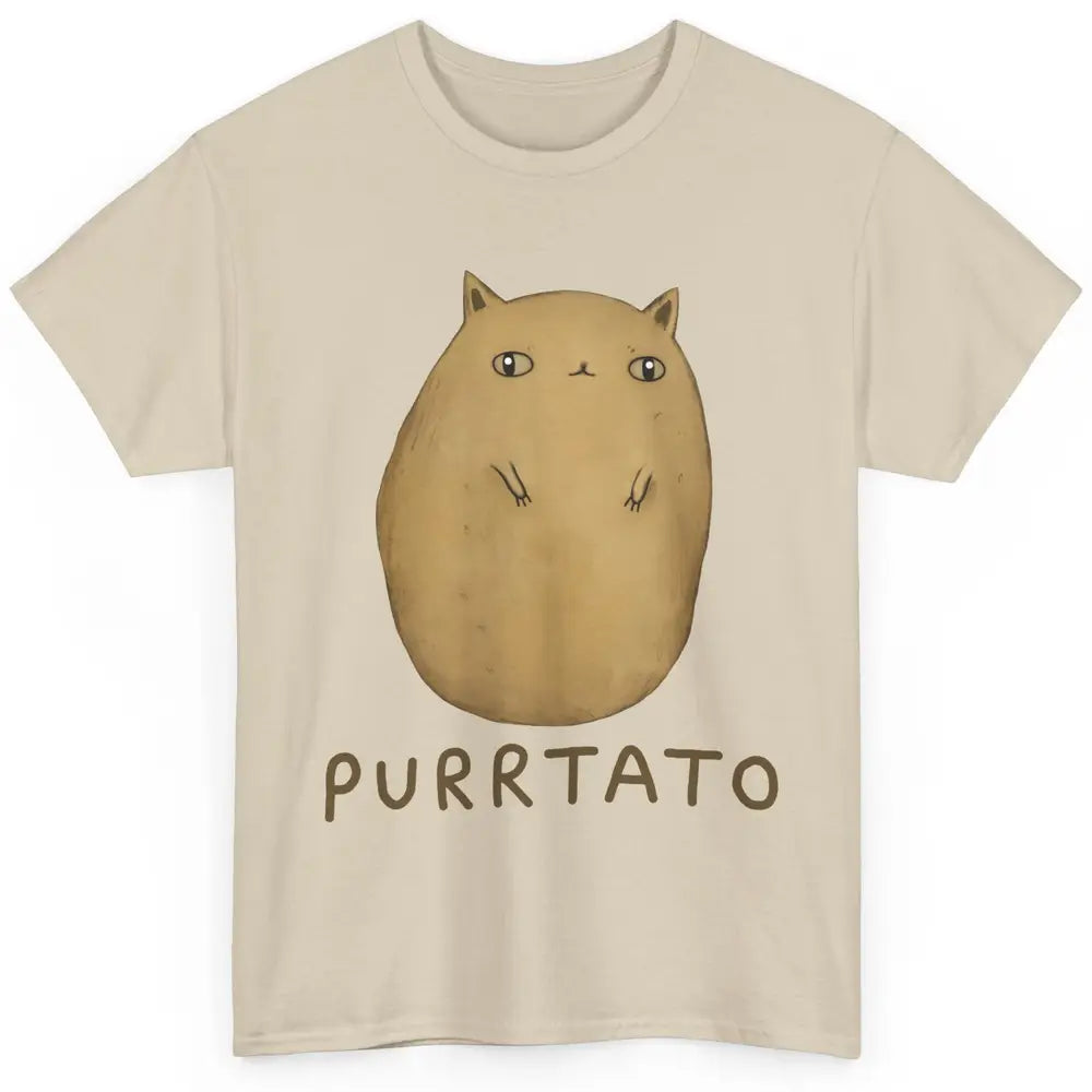 Funny Cat Potato Parody Costume Cat Mom Humorous Sarcastic Classic Unisex T-Shirt