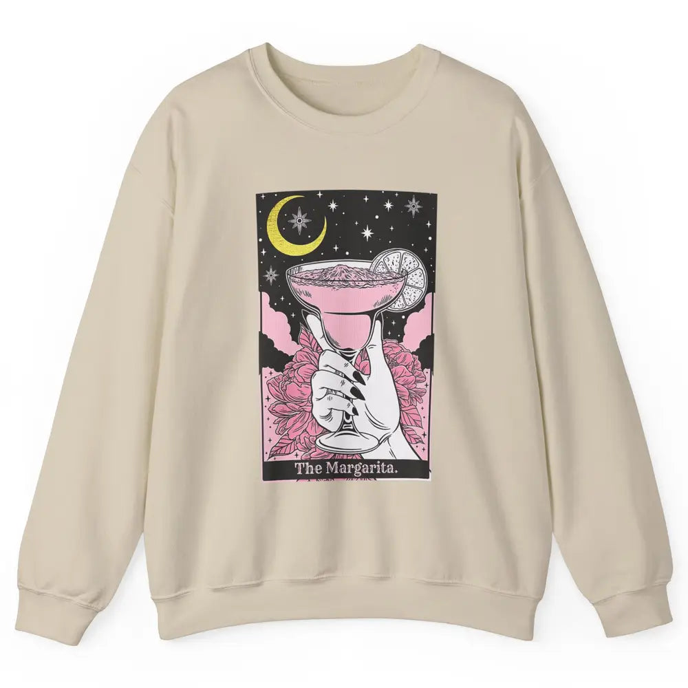 The Margarita Tarot Card Drink Wine Western Cowboy Cowgirl Unisex Crewneck Sweatshirt