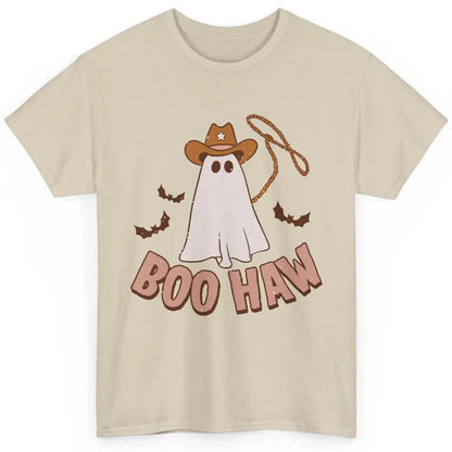 Funny Cowboy Ghost Yeehaw Halloween Western Country Cowboy Classic Unisex T-Shirt