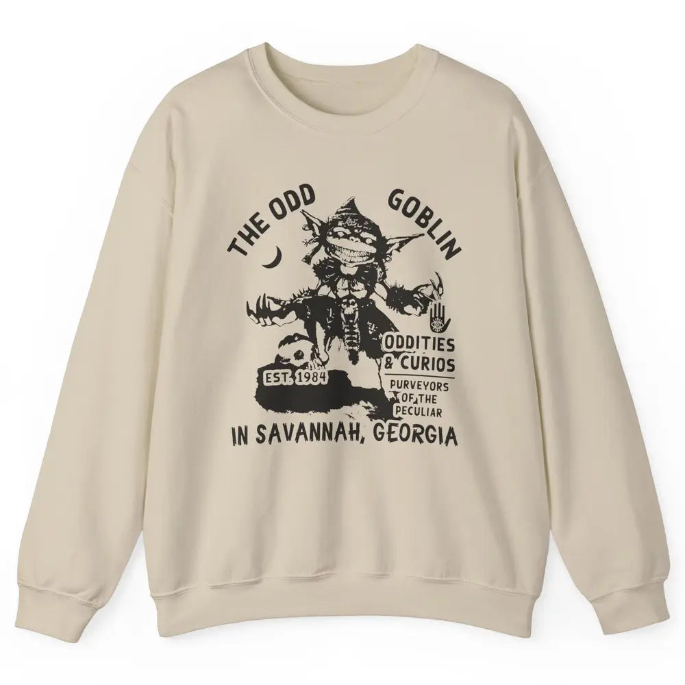 Vintage The Odd Goblin Est 1984 Oddities Savannah Georgia Unisex Crewneck Sweatshirt