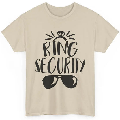 Wedding Ring Security Boy Girl Ring Bearer Wedding Party Classic Unisex T-Shirt