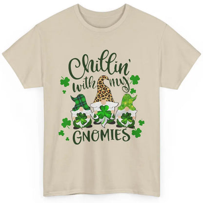 Chillin' With My Gnomes St Patrick’s Day Irish Gnomes Lucky Classic Unisex T-Shirt