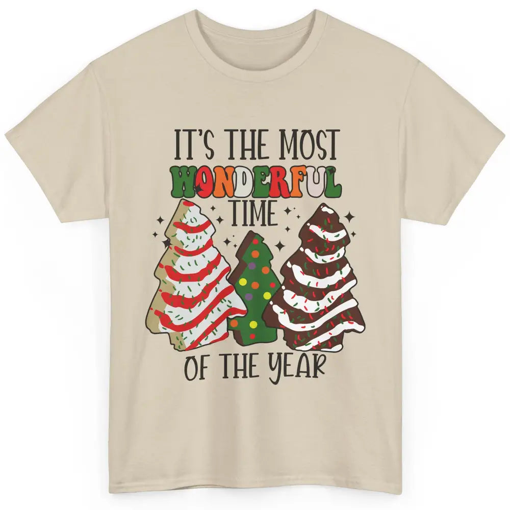 Christmas Tree Cakes Most Wonderful Time Of Year Christmas Classic Unisex T-Shirt