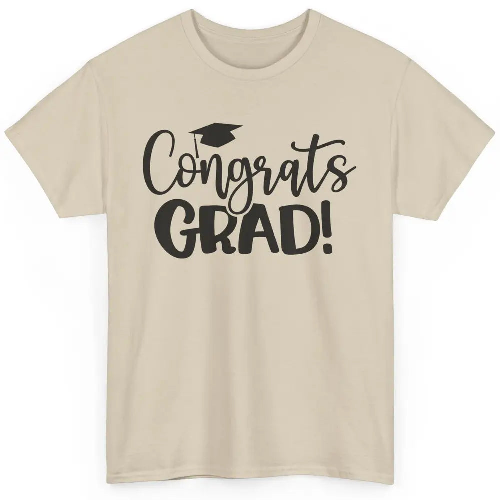 Congrats Grad Senior 2022 Bachelor Hat Senior Graduate Gift Classic Unisex T-Shirt