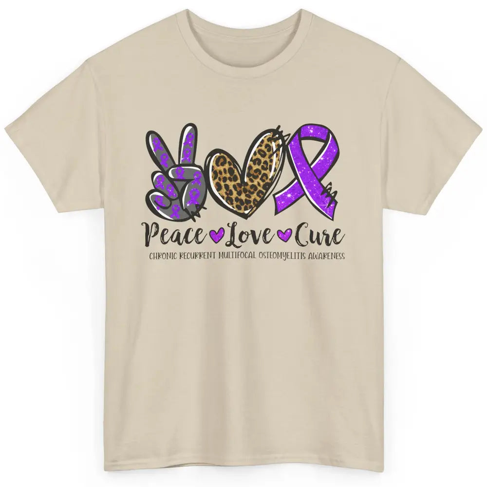 Chronic Recurrent Multifocal Osteomyelitis Peace Love Cure Classic Unisex T-Shirt