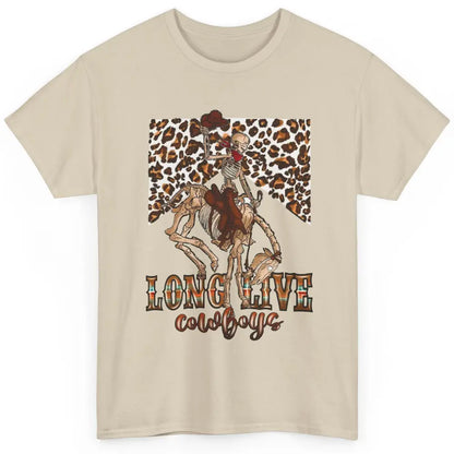 Cowboy Killer Long Live Cowboy Skeleton Leopard Western Classic Unisex T-Shirt