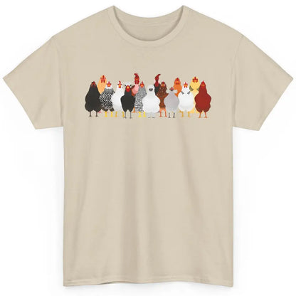 Funny Chicken Farm Animal Chicken Lovers Gift For Farmer Classic Unisex T-Shirt