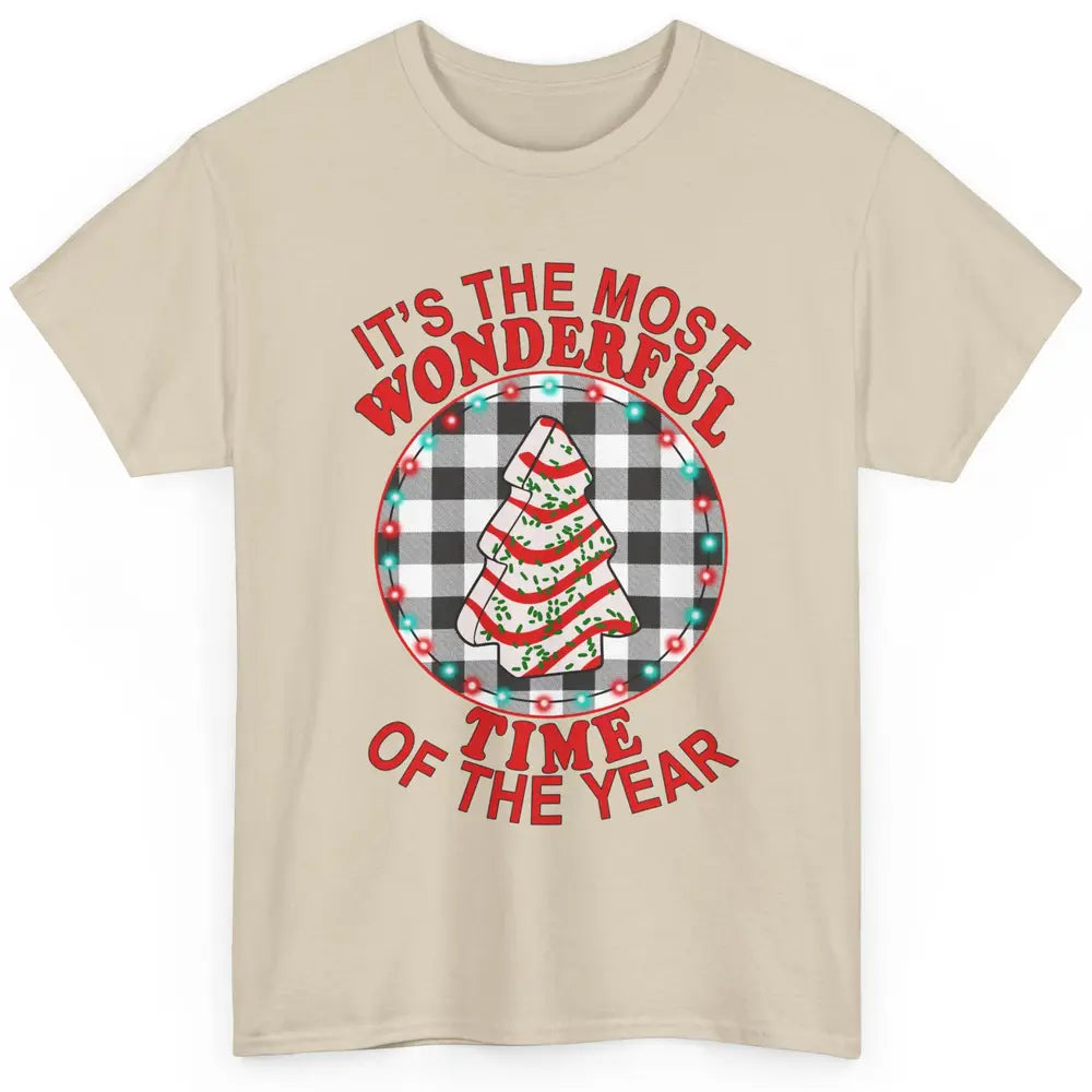 Funny Christmas Tree Cakes Most Wonderful Time Bakers Baking Classic Unisex T-Shirt