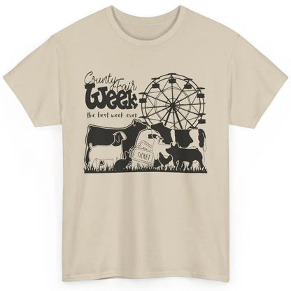 County Fair Week Best Week Ever Western Country Farm Life Classic Unisex T-Shirt