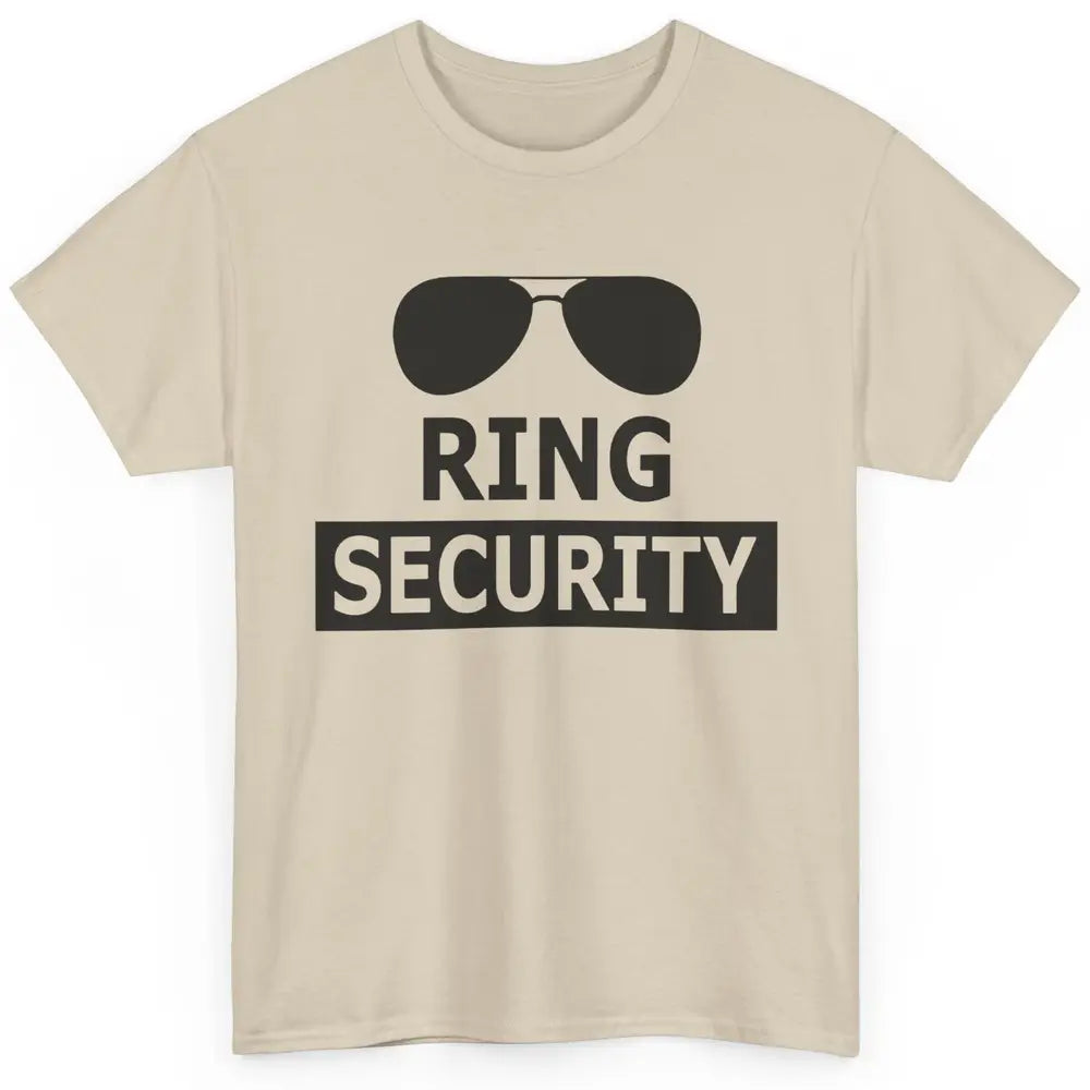 Wedding Ring Security Boy Ring Bearer Wedding Party Classic Unisex T-Shirt