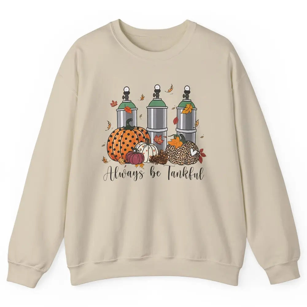 Thanksgiving Respiratory Therapist Thankful RT Nurse Autumn Unisex Crewneck Sweatshirt