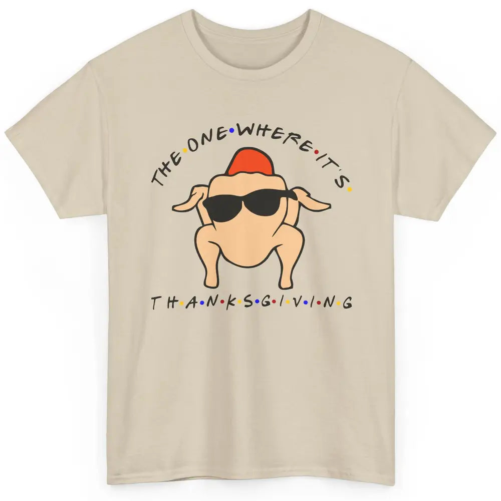 Funny Thanksgiving Crew Turkey Chicken Thanksgiving Dinner Classic Unisex T-Shirt