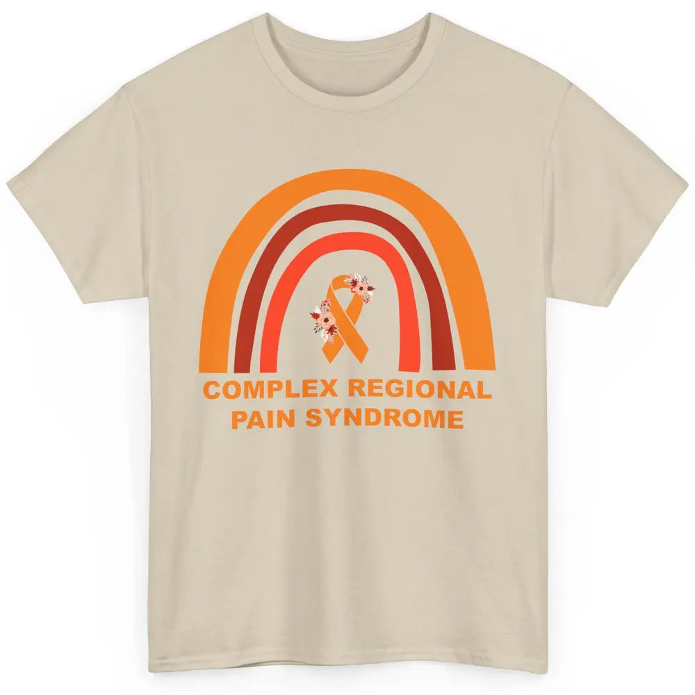 Complex Regional Pain Syndrome Awareness CRPS Orange Ribbon Classic Unisex T-Shirt