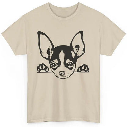 Chihuahua Owner Gift Chihuahua Dog Mom Chihuahua Black White Classic Unisex T-Shirt