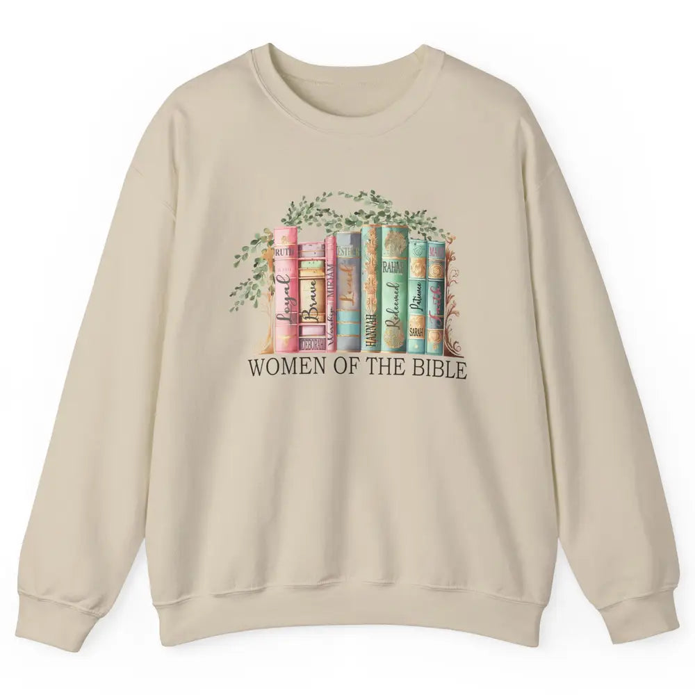 Wildflower Christian Women Of The Bible Religious Book Lover Unisex Crewneck Sweatshirt