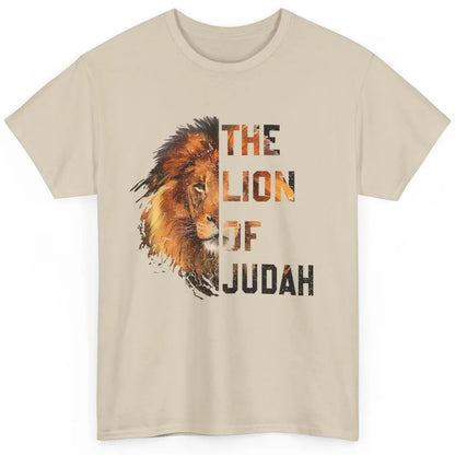 Yeshua Lion Of Judah Bible Verse Christian Faith Religious Classic Unisex T-Shirt