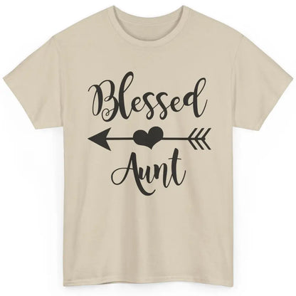 Funny Auntie Life Blessed Aunt Arrow Best Aunt Ever Gift Classic Unisex T-Shirt