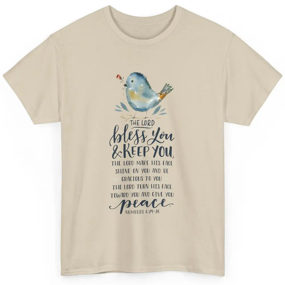 Christian The Lord Bless You Keep You Bible Verse Religious Classic Unisex T-Shirt