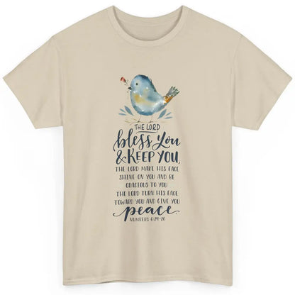 Christian The Lord Bless You Keep You Bible Verse Religious Classic Unisex T-Shirt